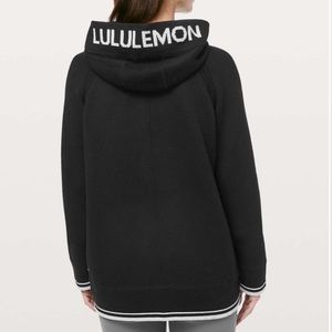 LULULEMON stitched knit hoodie